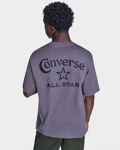 Heritage Wordmark Relaxed T-Shirt Darker Grey