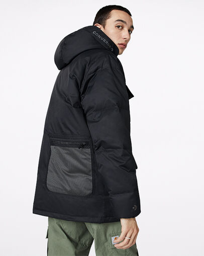 Down Utility Jacket Converse Black