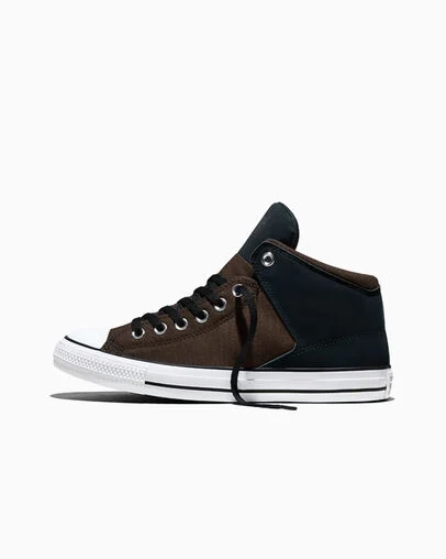 Chuck Taylor All Star High Street Colorblock Black/Fresh Brew/White, Inner Side View