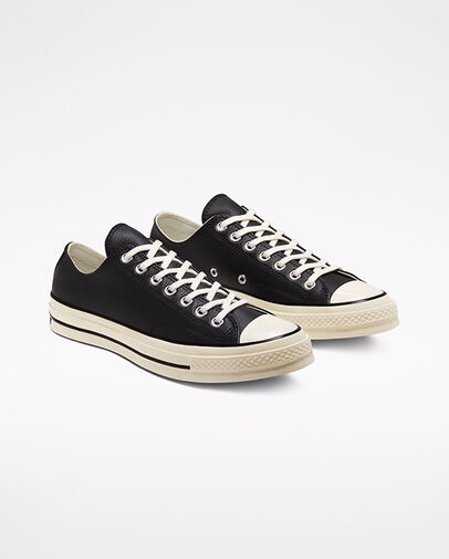 Seasonal Color Leather Chuck 70 Black/Egret/Egret