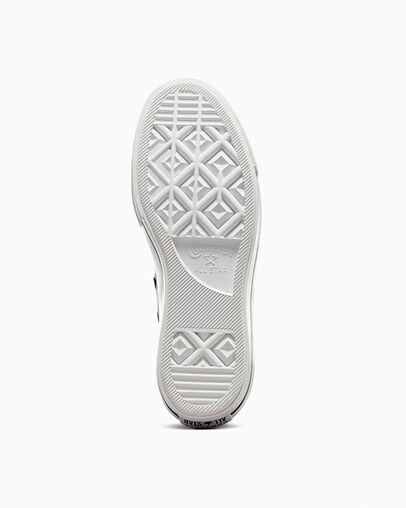 Chuck Taylor All Star Leather Platform Low Top Black/Black/White