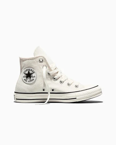 Chuck Taylor All Star Beads Egret/Black/Egret, Outer Side View