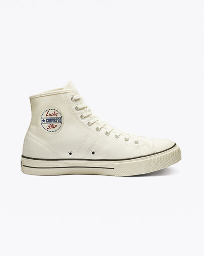 Lucky Star High Top Egret/Black/Egret