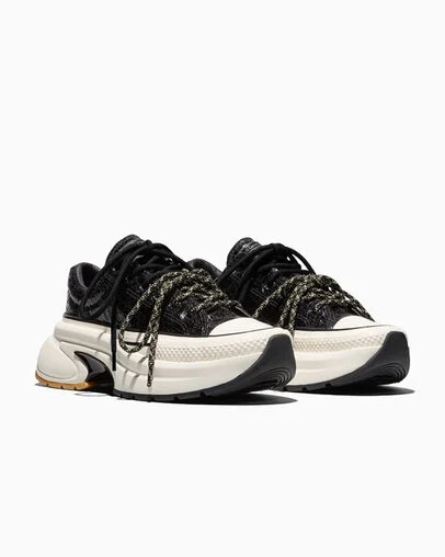 Run Star Crush Distressed Patent Black/Egret/Light Gum Honey
