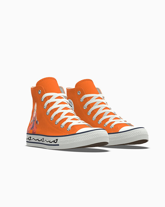 Orange Converse Shoes: High Top, Low Top & Platform Styles