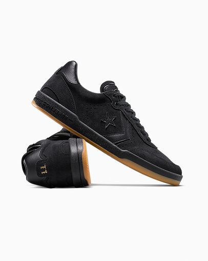 CONS Louie Lopez Pro 2 Suede Black/Black/Gum, Detail Angle View