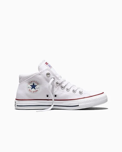 Chuck Taylor All Star Madison Canvas White/White/White, Outer Side View