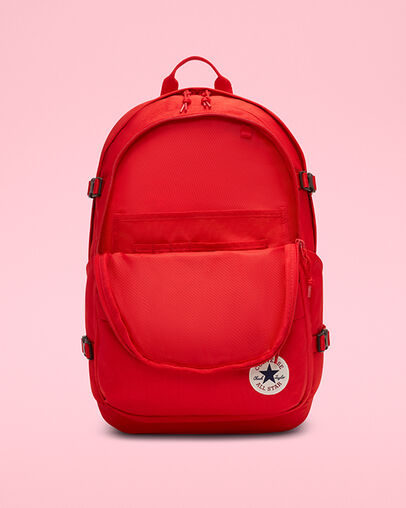 Straight Edge Backpack University Red