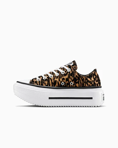 Chuck Taylor All Star Lift Double Stack Platform Leopard Incensed/Black/White, Inner Side View