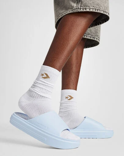 Converse Essential Slide Blue Supermoon/Blue Supermoon, Reflective View