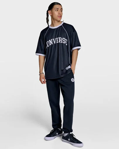 Retro Arch Jersey Black, Front View