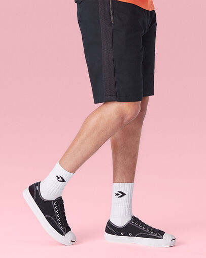 Jack Purcell Pro Suede Low Top Black/Black/White