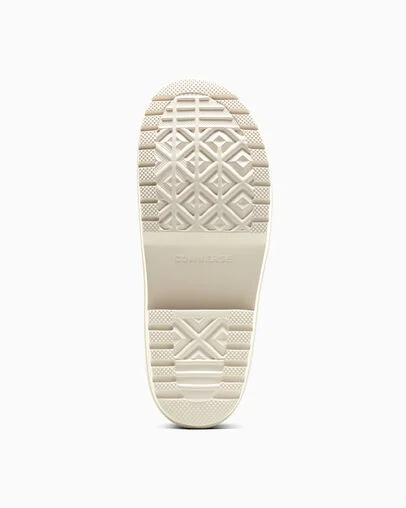 Converse Chuck Taylor All Star Lugged Heel Sandal Leather Coastal Dune/Egret/Light Gold, Outsole View