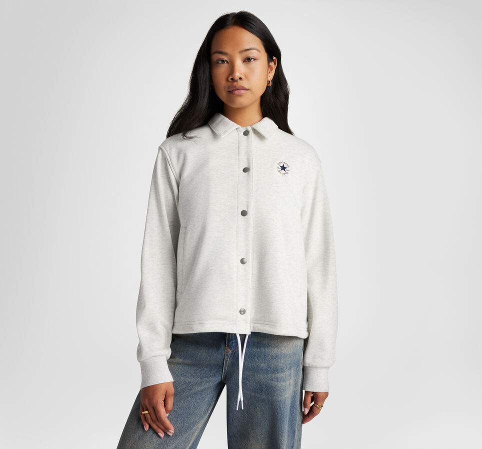 Andover French Terry Jacket Light Retro Grey Heather