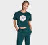 Chuck Taylor All Star Patch Cropped T-Shirt Jaded Teal