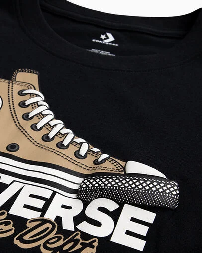 Athletic Department T-Shirt Black, Detail View