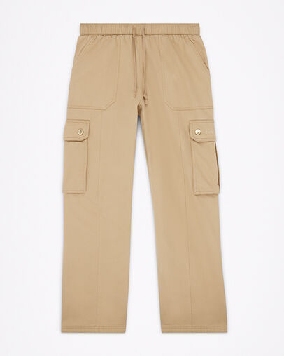Woven Cargo Utility Pant Nomad Khaki, Front View