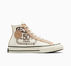 Chuck 70 Leather Overlay Egret/Champagne Tan/Black