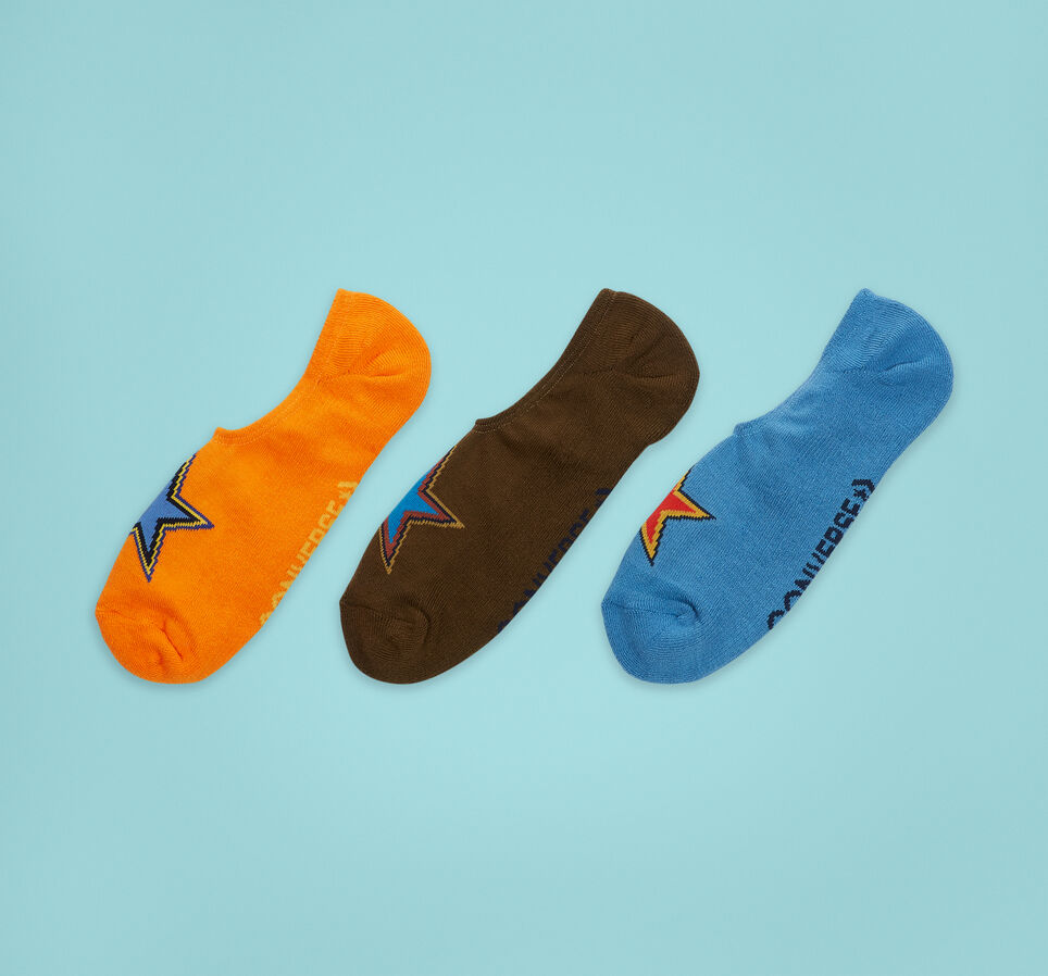 3-Pack Star Made For Chucks Socks Aegean Storm/Orange/Surplus