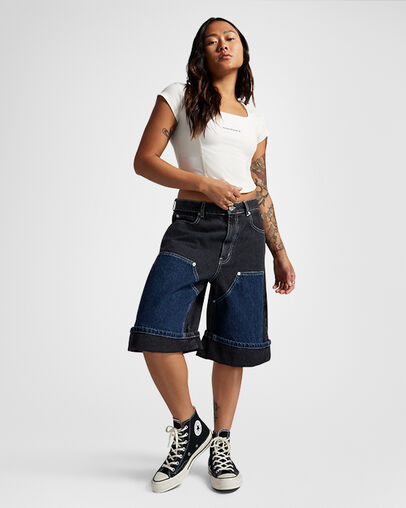 Corset Top Converse Egret, Back View