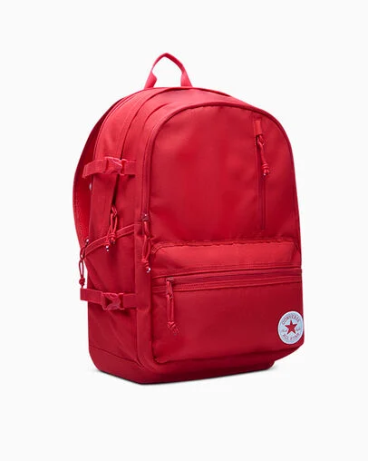 Straight Edge Backpack Converse Red, 3/4 View