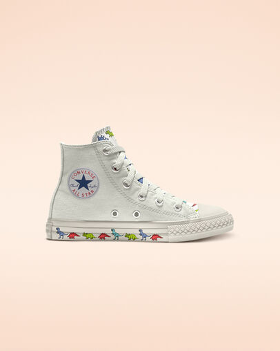 Custom Chuck Taylor All Star Dinoverse High Top white2