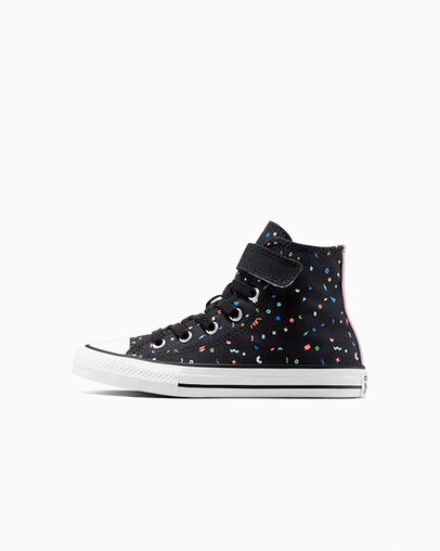 Chuck Taylor All Star Confetti Easy On Black/White/Black, Inner Side View
