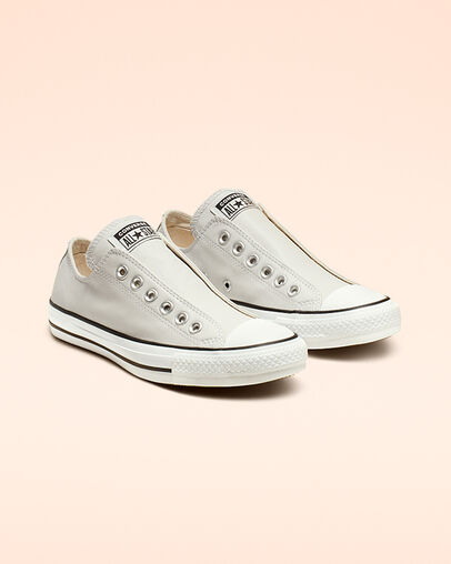 Chuck Taylor All Star Leather Slip Mouse/White/Black