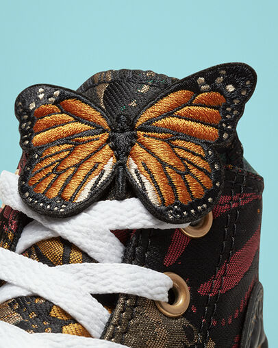 ¡Mi Gente! Chuck Taylor All Star Black/Carmine Pink/Gold