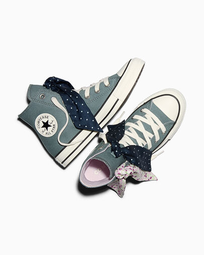 Chuck Taylor All Star Scarf Bow Mineral Brew Grey/Egret/Black