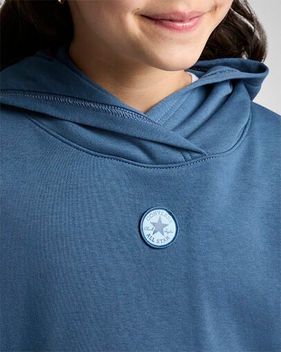 Relaxed Hoodie Slacker Blue, Detail View