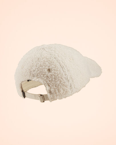 Sherpa Baseball Cap Egret, 3/4 View