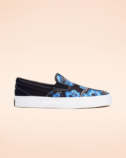 One Star CC Paradise Floral Slip Black/Totally Blue/White