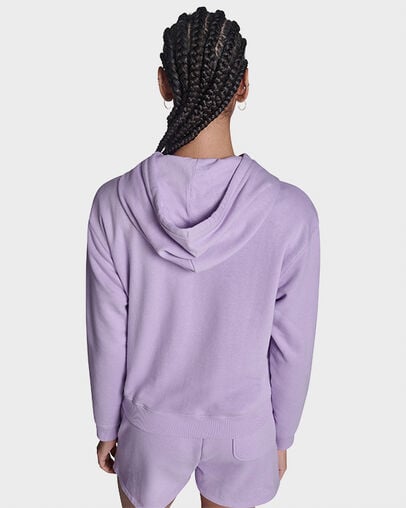 Chuck Taylor Patch Pullover Hoodie Lavender Latte Purple, Detail View