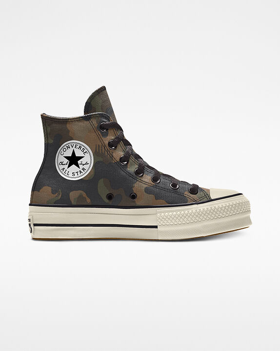 platform converse camo