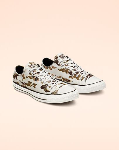 Allover Camo Chuck Taylor All Star Vintage White/Black/White