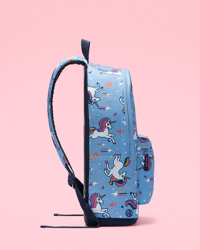 Unicons Backpack Light Blue, 3/4 View
