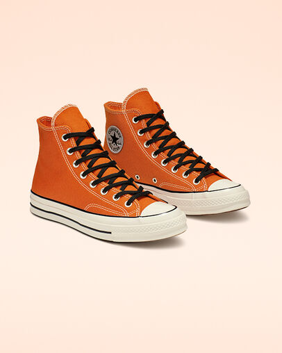 Vintage Canvas Chuck 70 Campfire Orange/Black/Egret
