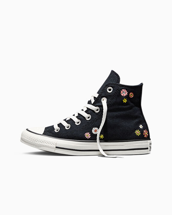 Chuck Taylor All Star Embroidered Florals Women's High Top Shoe