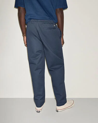 Straight Leg Pants Navy, Detail View