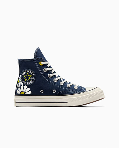 Chuck 70 Floral Navy/Egret/Dandy Lion, Outer Side View