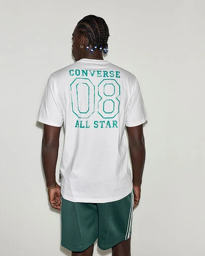 All Star T-Shirt White 10A, Detail View