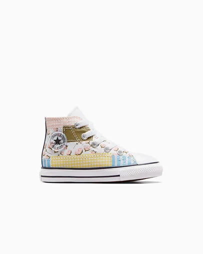 Chuck Taylor All Star Patchwork White/Donut Glaze/True Sky, Outer Side View