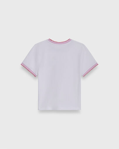 Converse x Hello Kitty And Friends Baby Tee White 10A, Back View