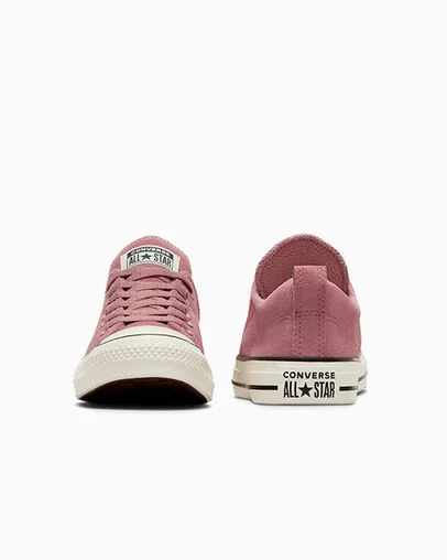 Chuck Taylor All Star Madison Suede Night Flamingo/Egret/Black, Heel View