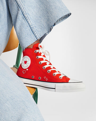 Specjalne Oferty I Okazje High Top Comme Des Garcons - Unisex Play Converse  Red Heart Chuck Taylor All Star '70 High Sneakers Czarne