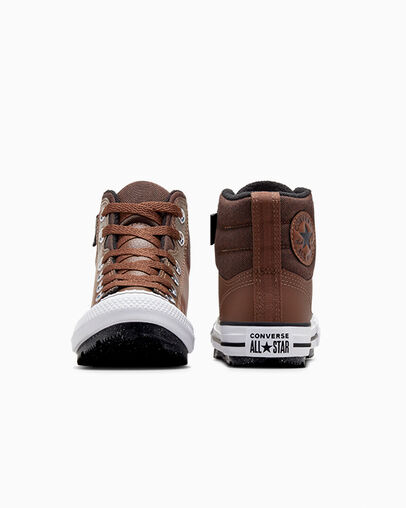 Chuck Taylor All Star Berkshire Boot Bear Nap Brown/Black/White, Heel View
