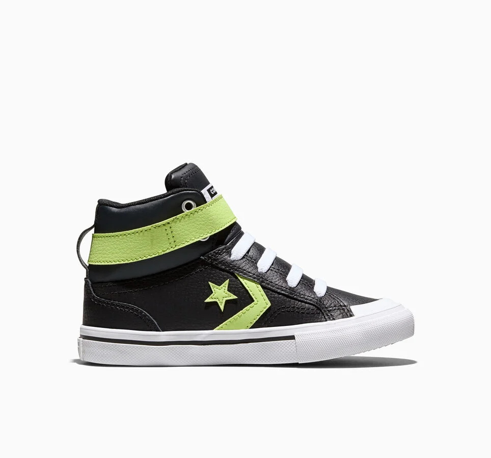 Pro Blaze Strap Leather Black/Neon Mantis Green/White