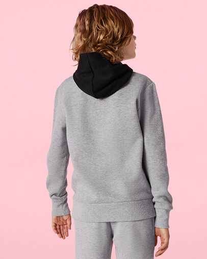 All Star Colorblock Fleece Pullover Dark Grey Heather