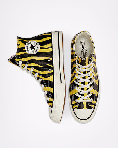 Leather Archive Prints Chuck 70 Vivid Sulfur/Black/Egret